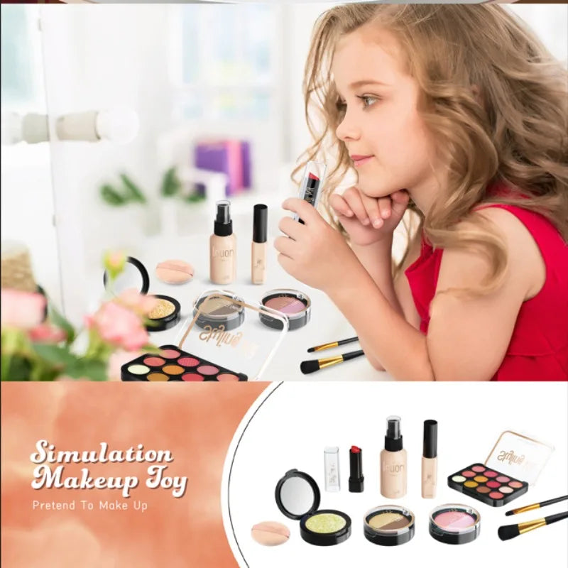 Girl Beauty Play cosmetics toy set gift educational makeup toys for