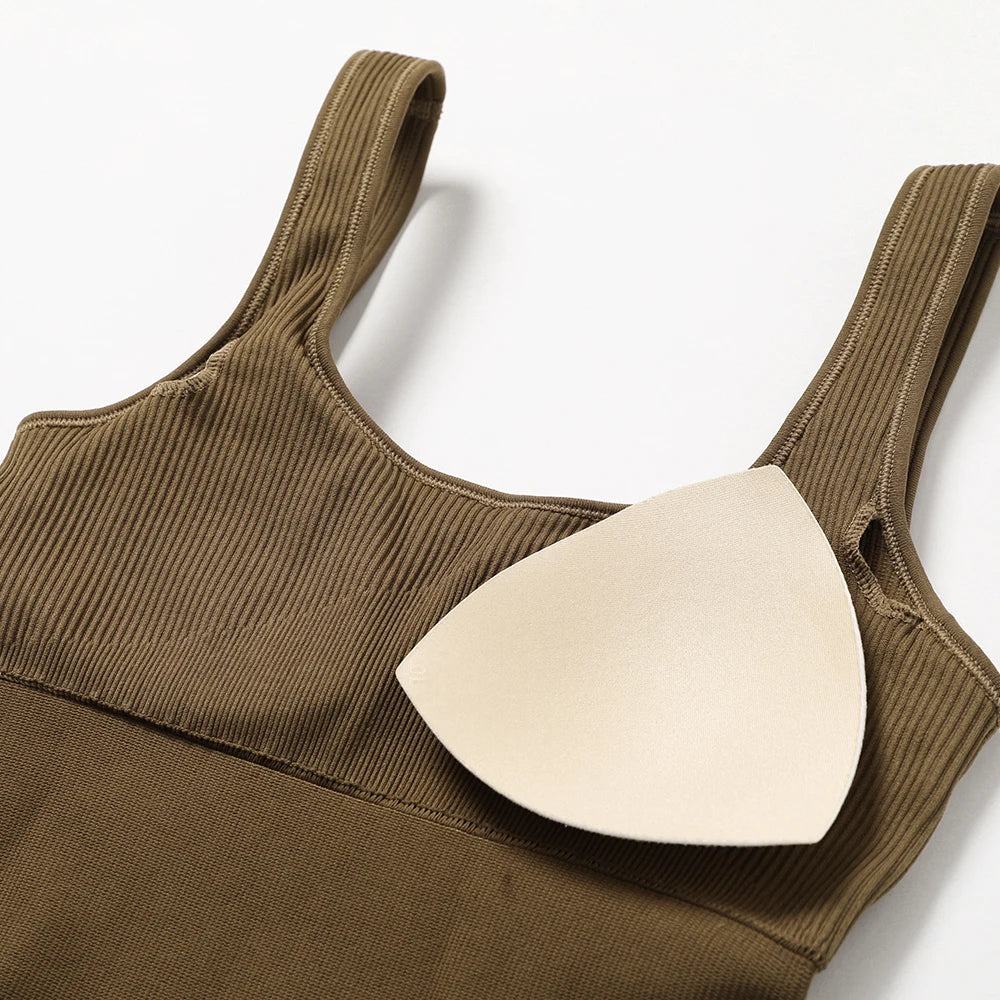 Women Bodysuit Jumpsuit All Season Romper Overalls Sportswear Fashion Streetwear Overalls One Piece Fitness Sports Bodysuits