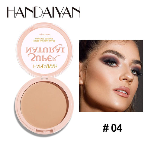 24 Hour Oil Control Pressed Powder Natural Matte Brighten Lasting