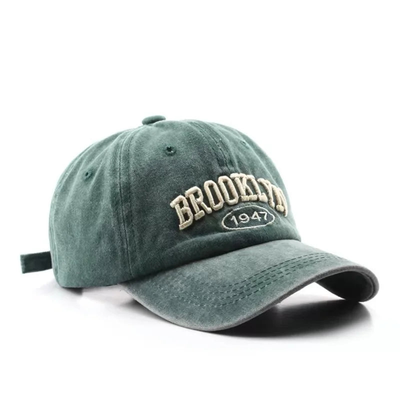 Brooklyn Alphabet Baseball Cap Men Women's Cowboy Baseball Cap Summer