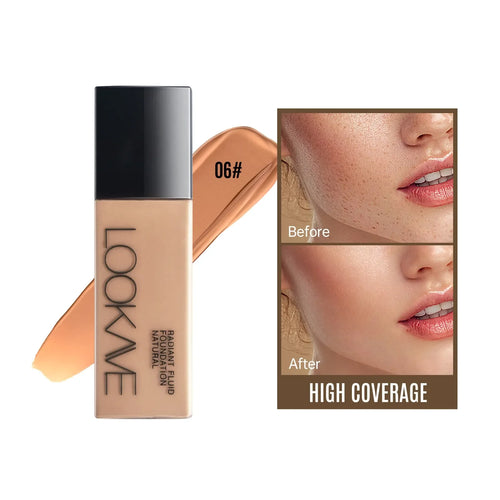 Breathable Matte Foundation Natural Nude Wheat Long Lasting