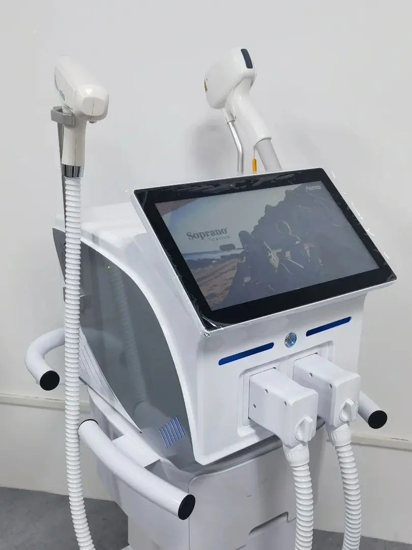 2 IN 1 NEW Ice Titanium Diode Laser Hair Removal Machine ND:YAG Picosecond Tattoo Removal Machine 4000w