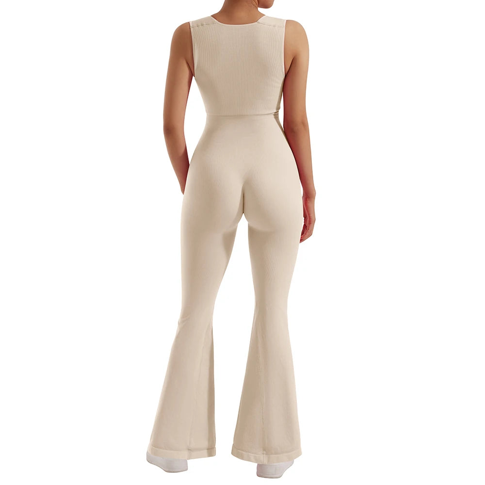 Women Bodysuit Jumpsuit All Season Romper Overalls Sportswear Fashion Streetwear Overalls One Piece Fitness Sports Bodysuits