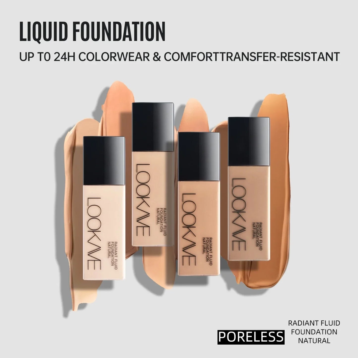 Breathable Matte Foundation Natural Nude Wheat Long Lasting