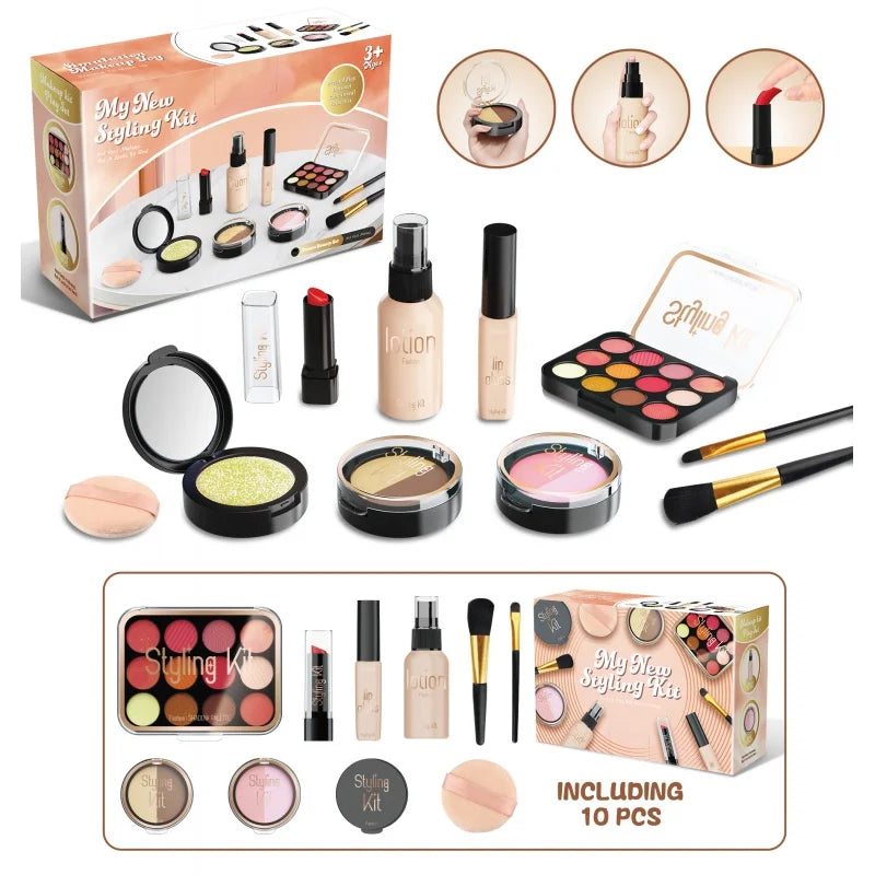 Girl Beauty Play cosmetics toy set gift educational makeup toys for