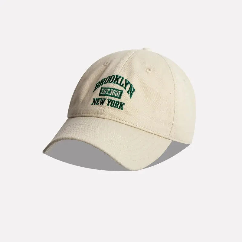 Letter Embroidered Baseball Cap for Women Spring Summer Outdoor