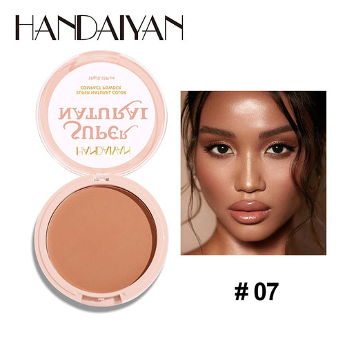 24 Hour Oil Control Pressed Powder Natural Matte Brighten Lasting