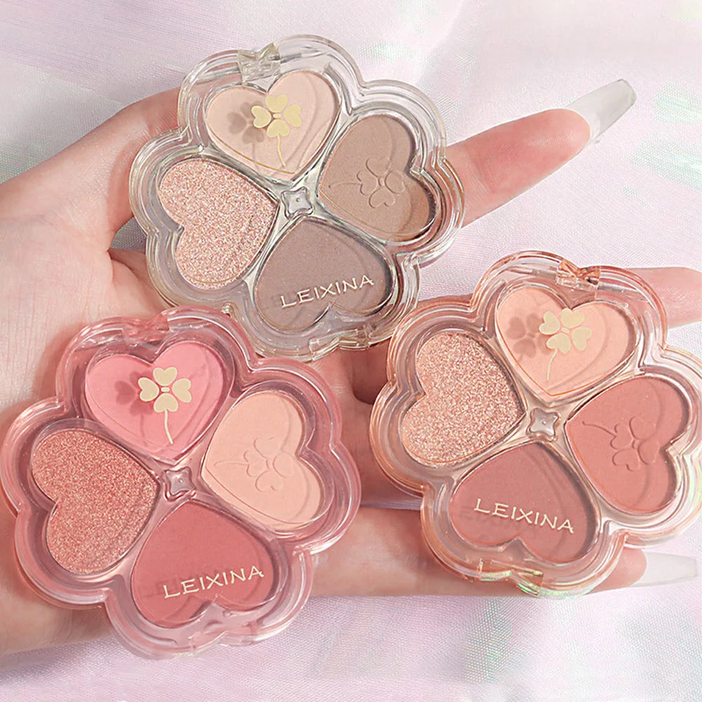 4 Color Eyeshadow Palette Cosmetics Pearly Eye Shadow Palettes Eyes