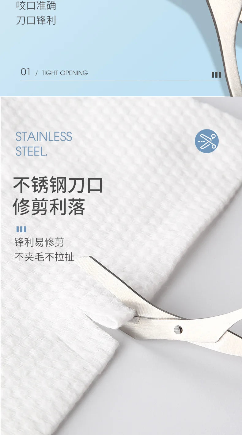 Safe Eyebrow Trimmer Makeup Products Stainless Steel Eyebrow Scissors with Comb Hair Removal Shaver Eyebrow Shaping Makeup Tools