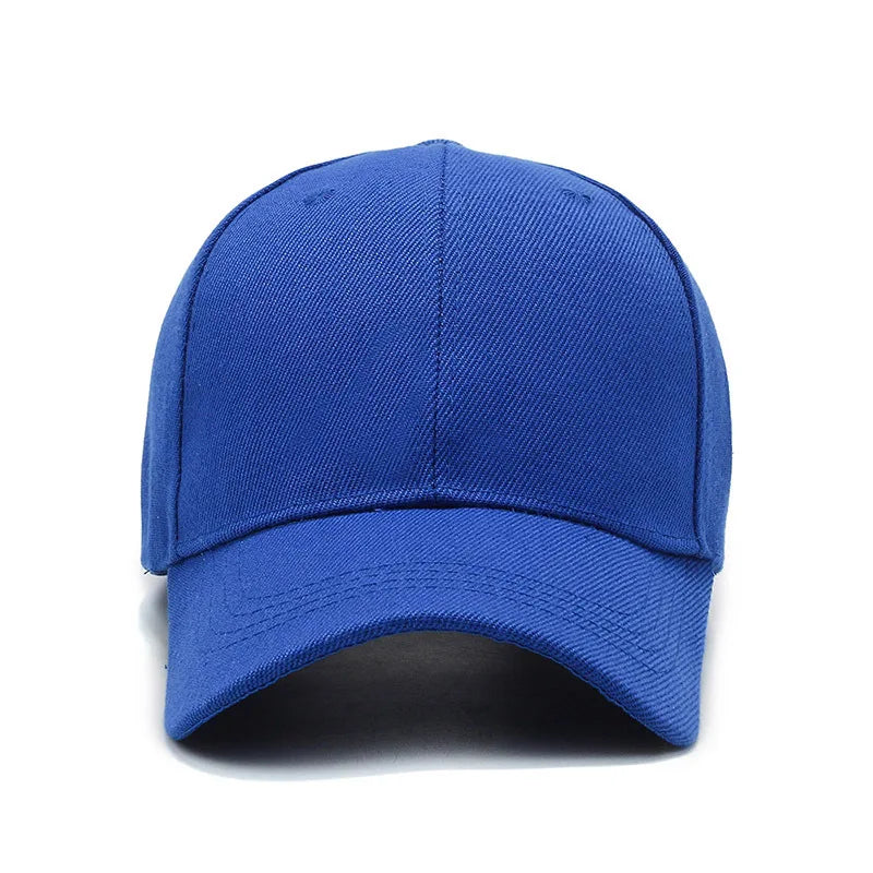 Unisex Cap Casual Plain Baseball Cap Adjustable Snapback Hats For