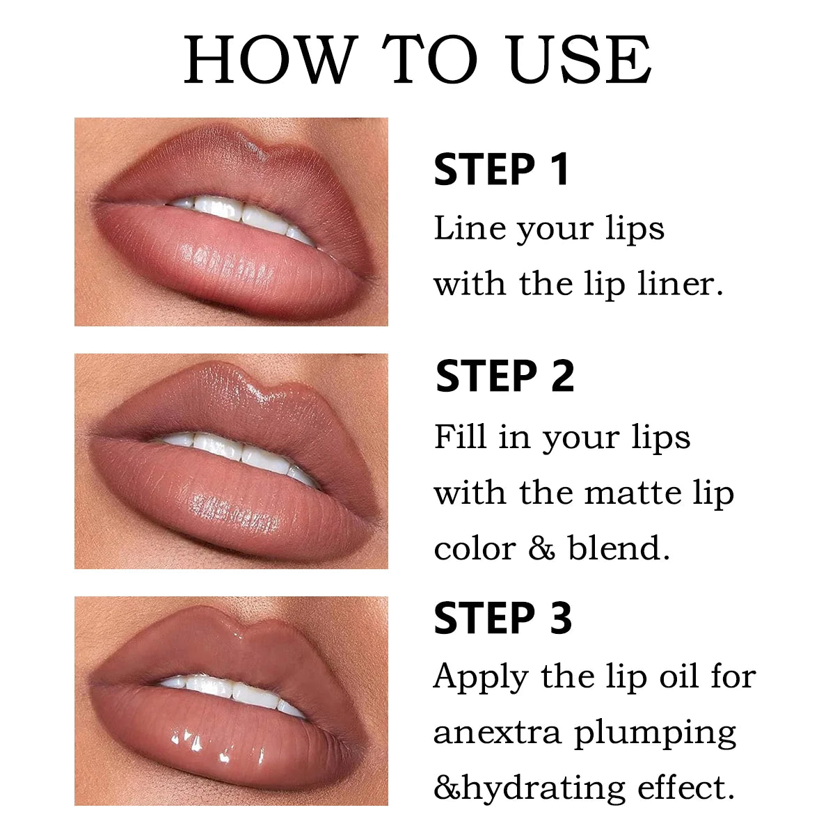 6colors Matte Lip Liner Red Outline Lip Liner Waterproof long-lasting