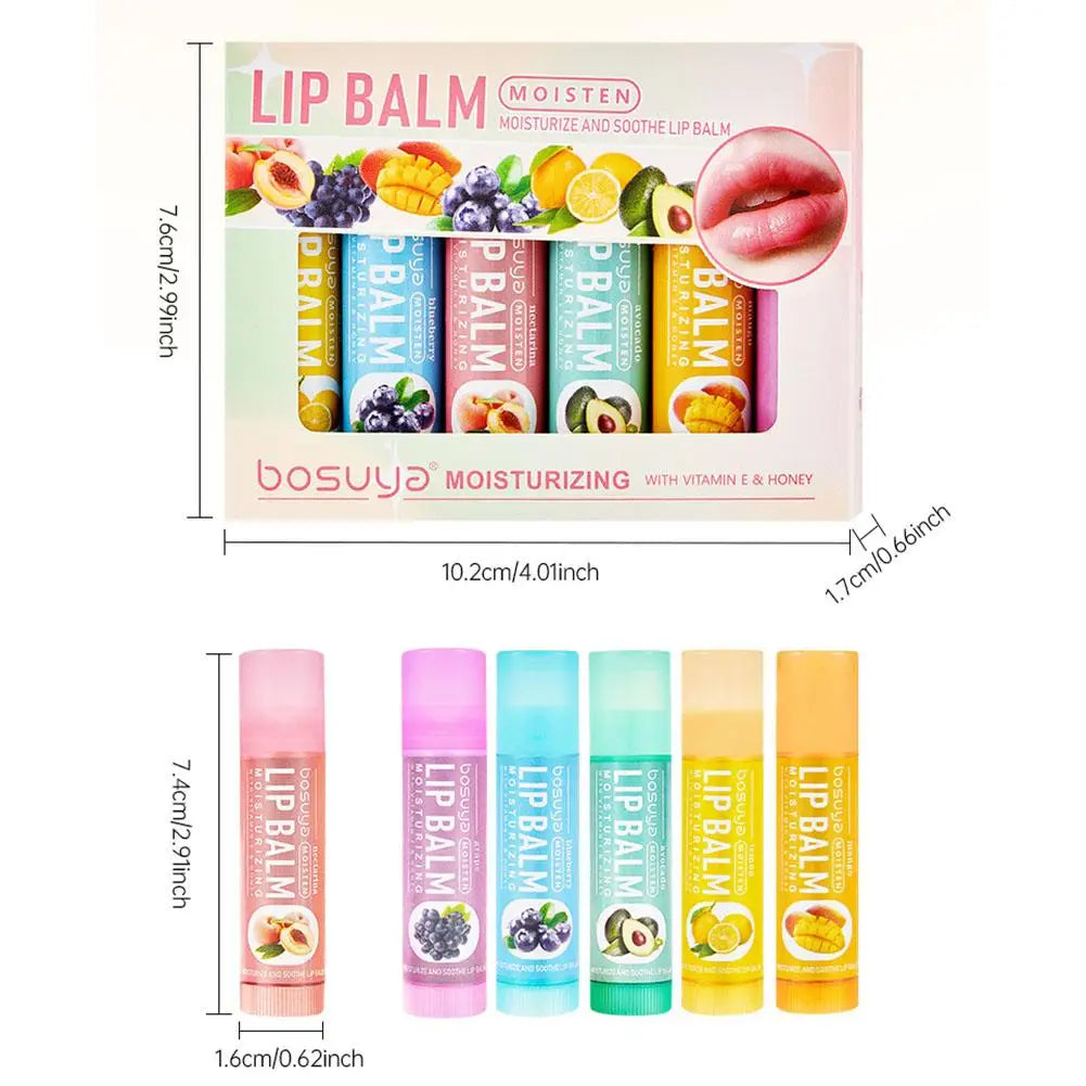 Fruit Lip Balm Winter Fashion Moisturizing Lip Oil Long-Lasting Clear