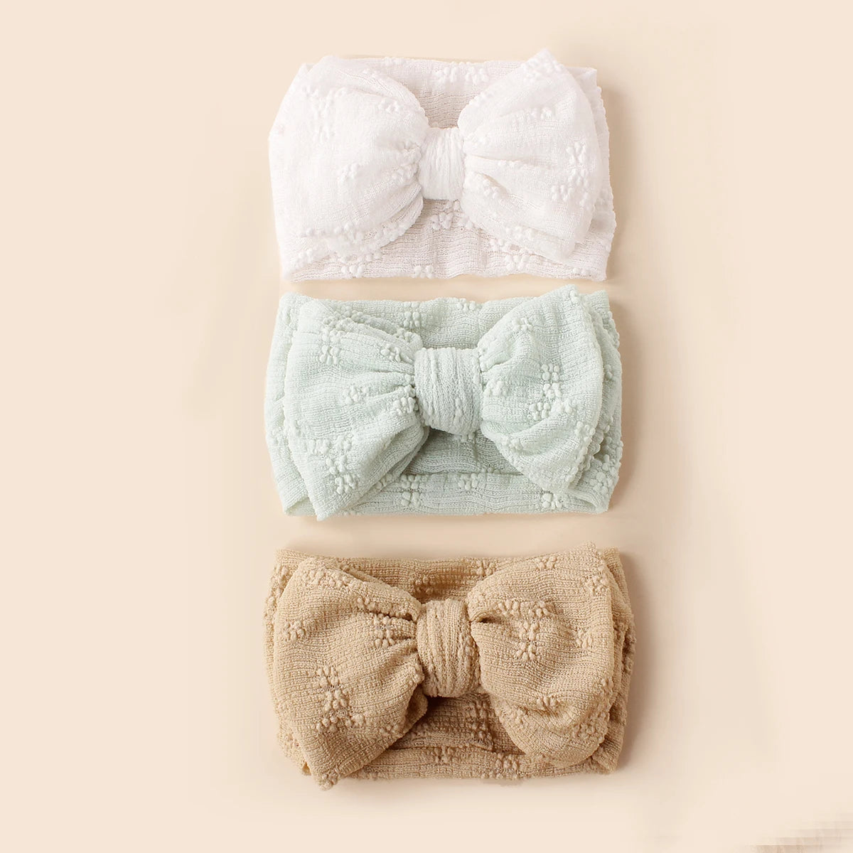 New Summer Breathable Baby Mesh Headbands Top Knot Double Bows Soft Turban Headwraps Girls Hair Accessories