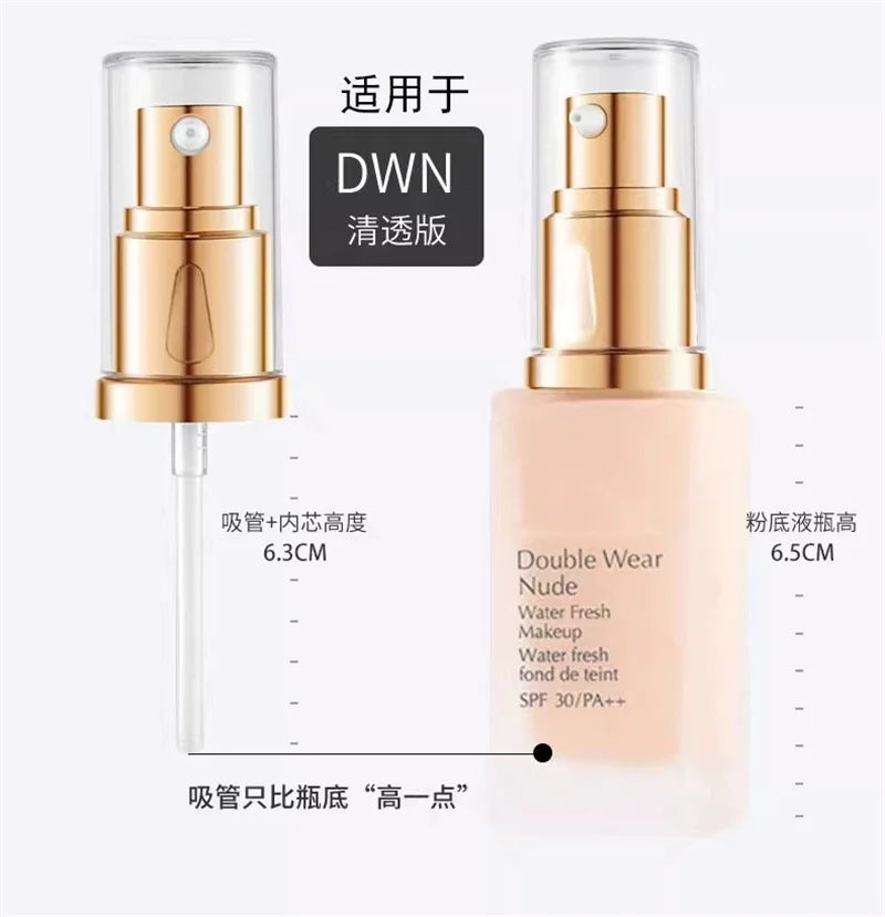 1Pc Liquid Foundation Pump Replace Convenient DIY Bottle Double Wear Replacement Refillable Essential Makeup Tools Pump
