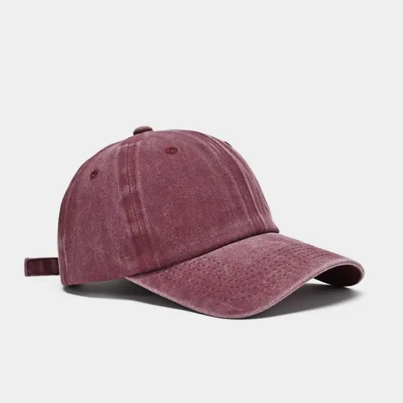 Baseball Cap Washed Cotton Men Women Snapback Hat Vintage Hip Hop Caps