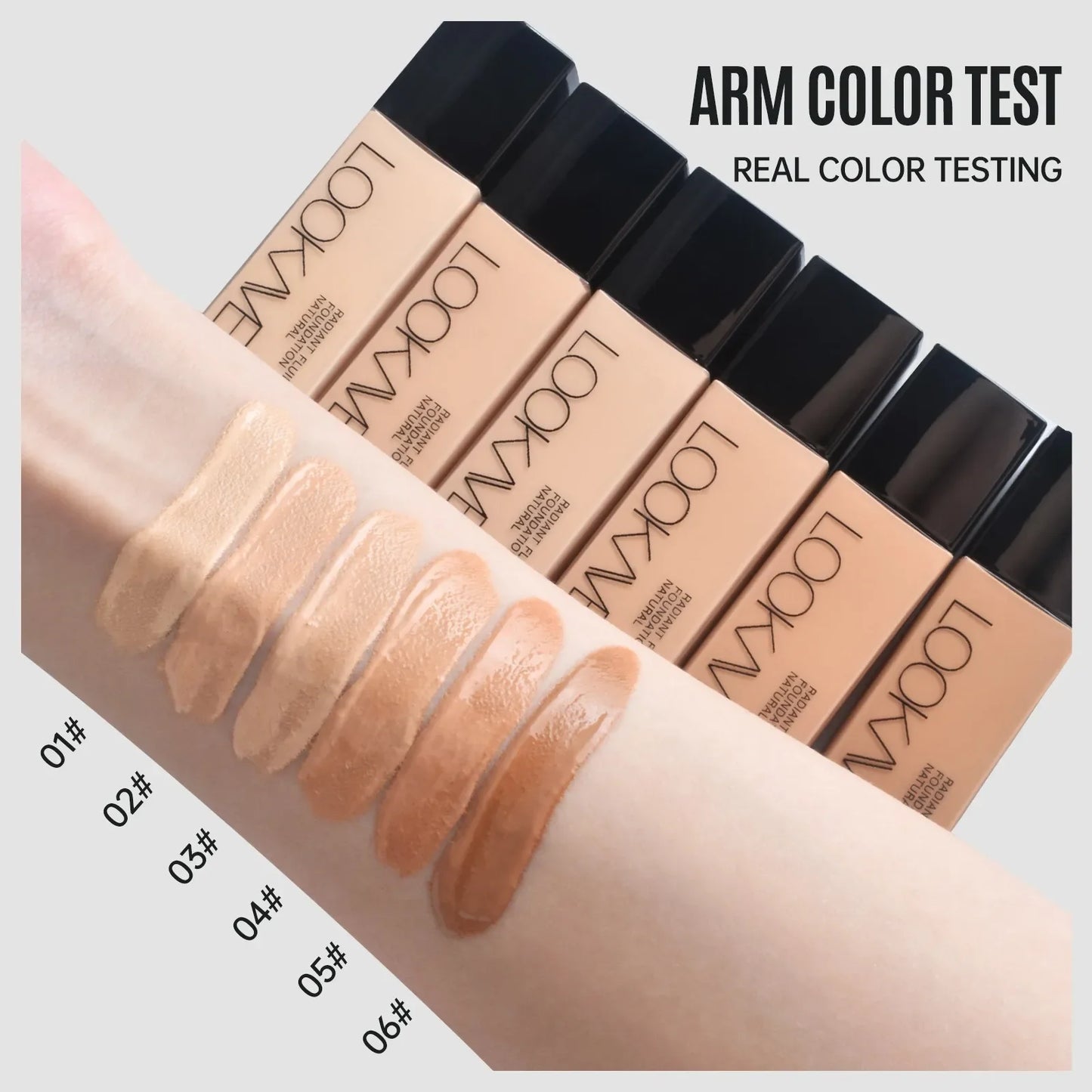 Breathable Matte Foundation Natural Nude Wheat Long Lasting