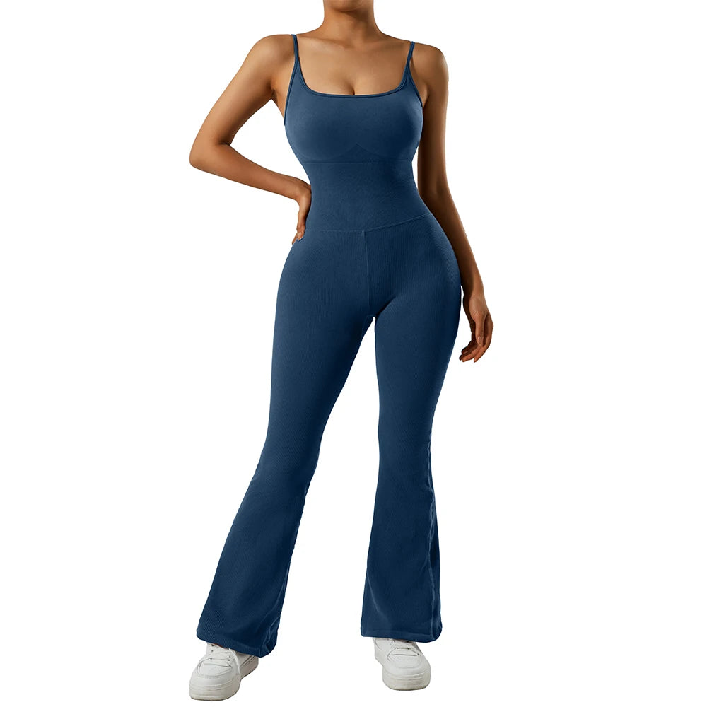 Women Bodysuit Jumpsuit All Season Romper Overalls Sportswear Fashion Streetwear Overalls One Piece Fitness Sports Bodysuits