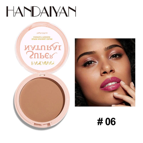 24 Hour Oil Control Pressed Powder Natural Matte Brighten Lasting