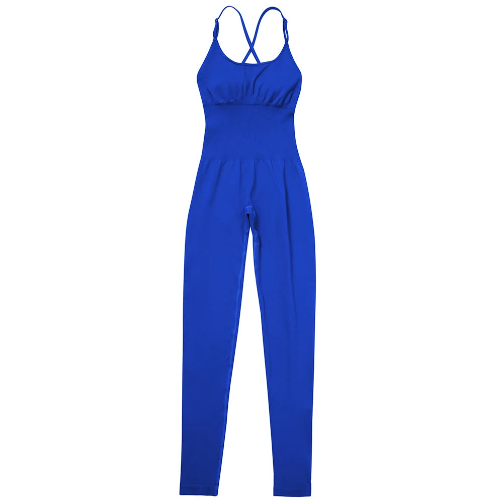Women Bodysuit Jumpsuit All Season Romper Overalls Sportswear Fashion Streetwear Overalls One Piece Fitness Sports Bodysuits