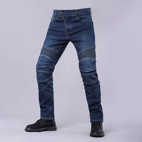 Motorcycle Riding Jeans Men Outdoor Moto Jeans Protective Knee Hip