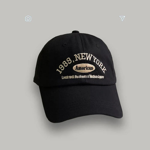 Korean Retro Baseball Hat Women's Autumn Winter Versatile Ins Street