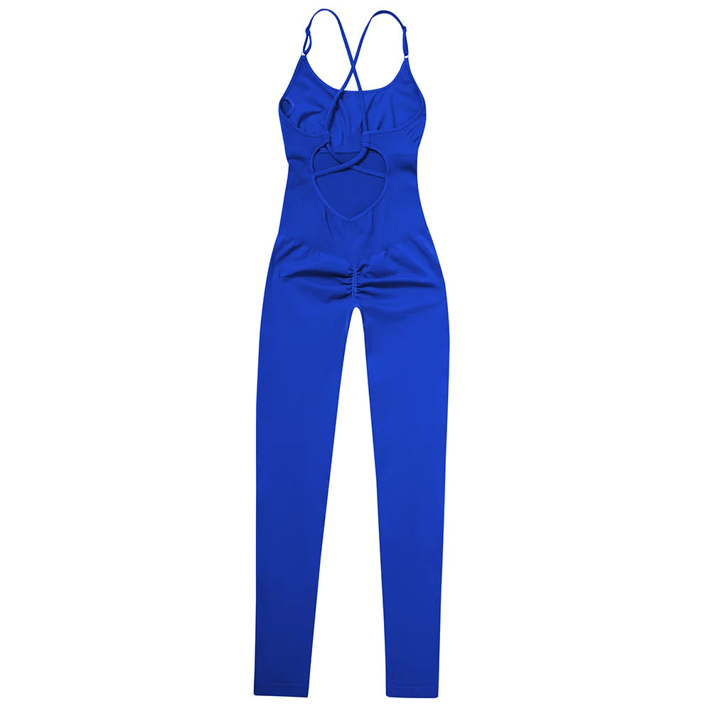 Women Bodysuit Jumpsuit All Season Romper Overalls Sportswear Fashion Streetwear Overalls One Piece Fitness Sports Bodysuits