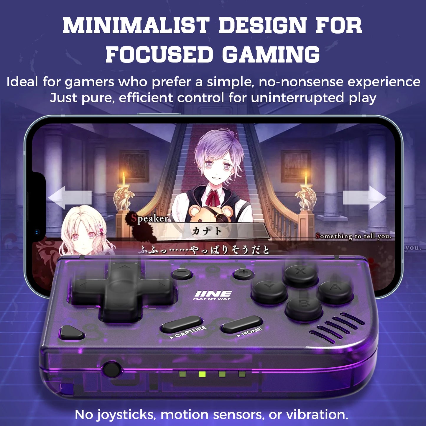 IINE Mini Retro Game Controller Bluetooth Gameapd Multi-platform Classic Pocket Joystick For Nintendo Switch PC Android IOS
