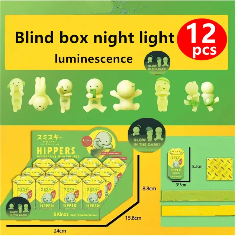 Sonny Angel Hippers Animal Blind Box Series Healing Trendy Car Mobile Phone Ornaments Dumplings Children'S Toys Christmas Gift