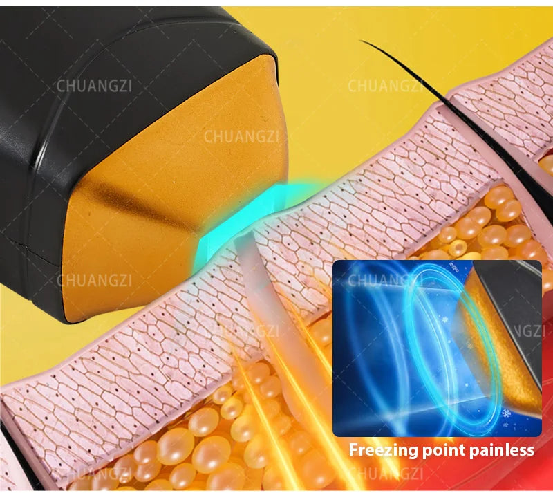 808nm Diode Laser Hair Removal Device 3000W Skin Rejuvenation Ice Alexandrit Permanent Cooling Head Painless Epilator Machine