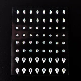 Glitter Face Jewelry Sticker Face Jewels Diamond Makeup Art Eyeliner Temporary Tattoo Party Bady Makeup Tools Eye Rhinestones