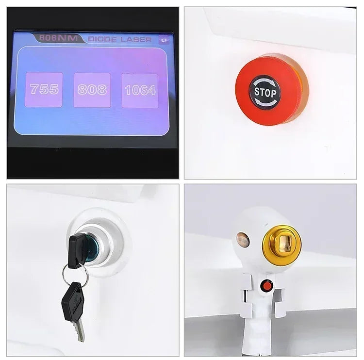 2025 New depiladora Diode Laser Hair Removal Machine Professional Laser Platinum Equipment Titanium Salon Spa Machine