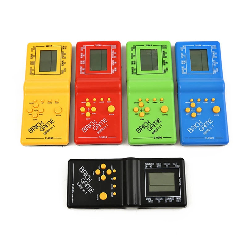 1Pc Classic Handheld Game Machine Brick Game Kids Game Console Toy with Music Playback Retro Children Pleasure Games Player
