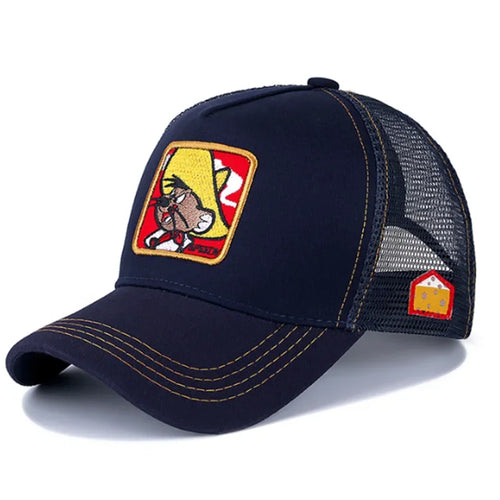 High Quality Brand Anime Cartoon Snapback Cotton Baseball Cap Men