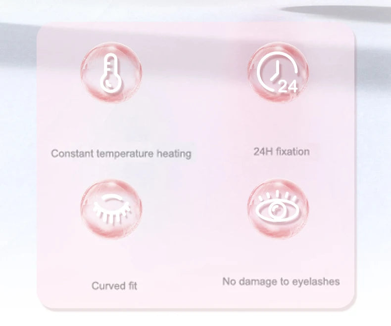 Portable Electric Heated Eyelash Modeler, Heated Eye Lash, Durable, Curls, Thermal Curler, Makeup Tools