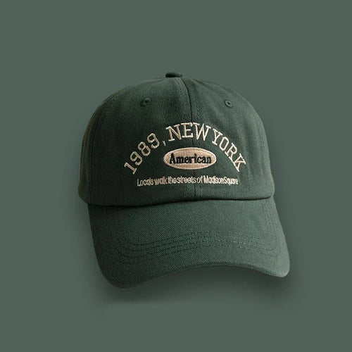 Korean Retro Baseball Hat Women's Autumn Winter Versatile Ins Street
