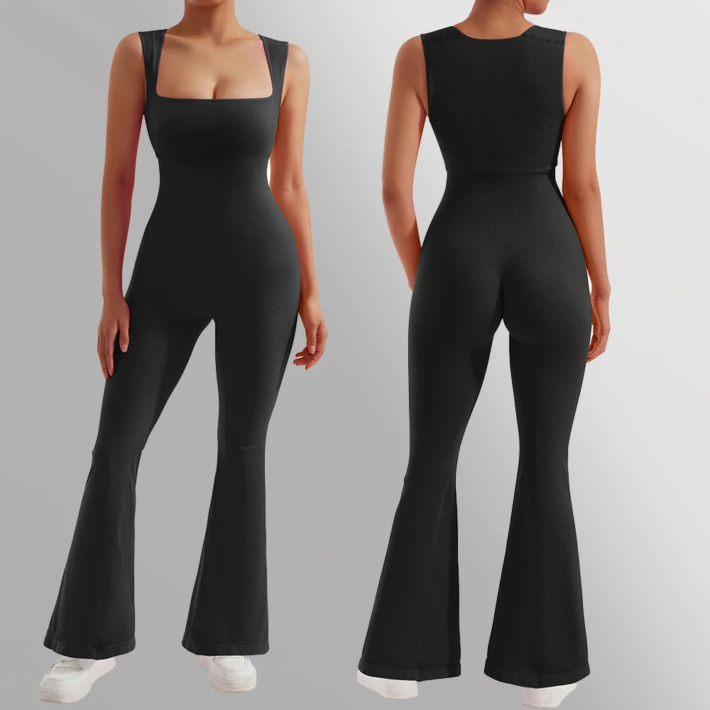 Women Bodysuit Jumpsuit All Season Romper Overalls Sportswear Fashion Streetwear Overalls One Piece Fitness Sports Bodysuits
