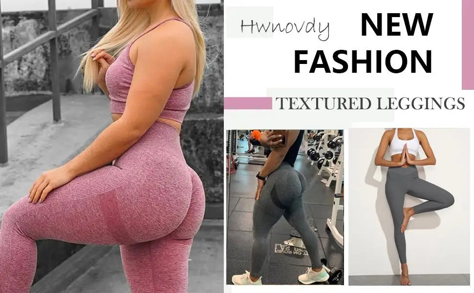 Gradient Leggings Fitness Women High Waist Workout Jogging Leggins Push Up Pants Gym Tights Stretch Energy Sportswear