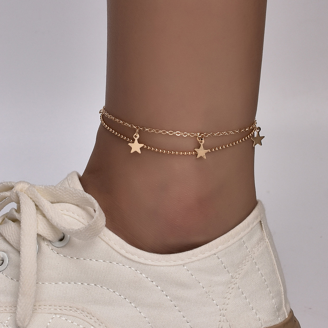 Butterfly Bohemia Silver Plated Chain Ankle Bracelet