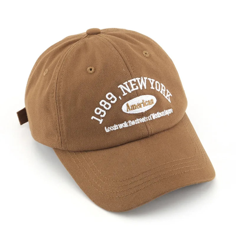 Men and Woman's Baseball Caps Adjustable Casual Embroidered 1989 New