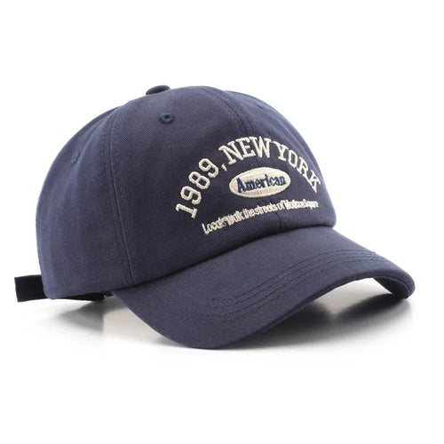 New Letters Embroidery Unisex Baseball Hats For Men Women Soft Cotton