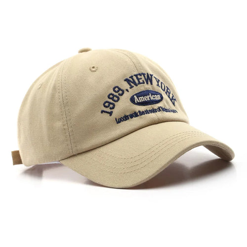 New Letters Embroidery Unisex Baseball Hats For Men Women Soft Cotton