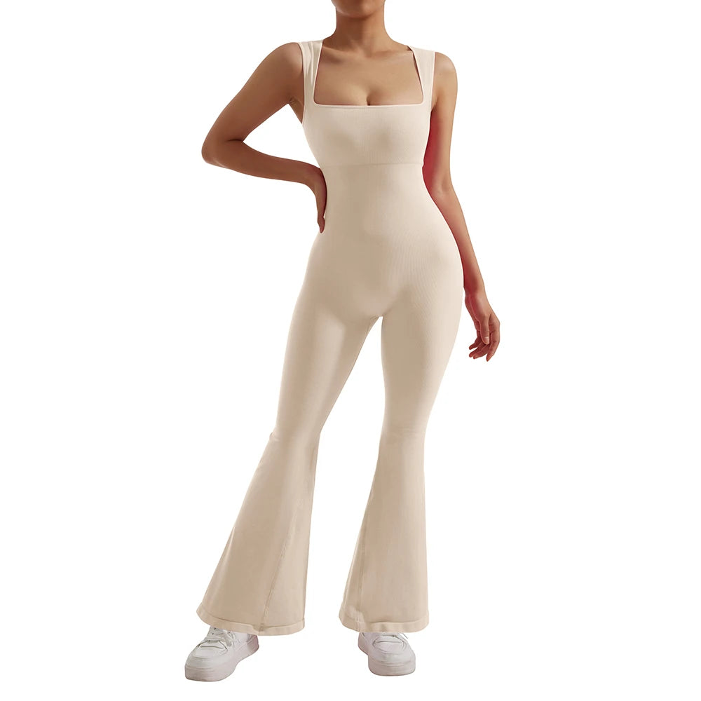 Women Bodysuit Jumpsuit All Season Romper Overalls Sportswear Fashion Streetwear Overalls One Piece Fitness Sports Bodysuits