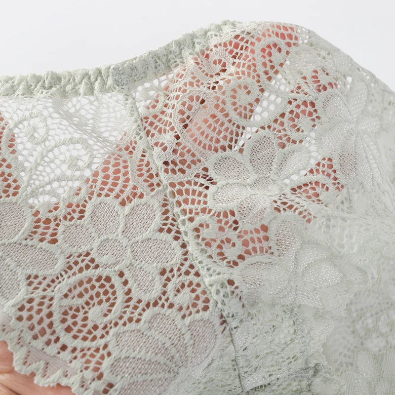 Women Bra Set Lace Women's Underwear Sexy Lingerie Set Low Waist Briefs Vneck Embroidery Brassiere Panties Set Female Intimates