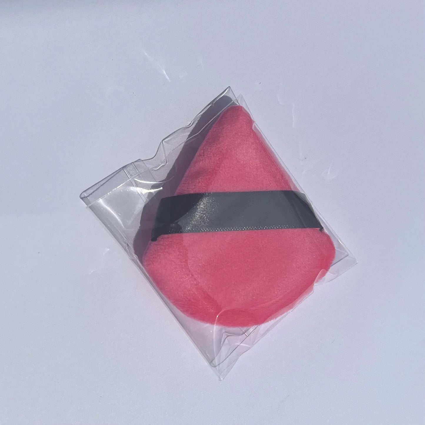 Triangle Velvet Powder Cosmetic Puff Colored Soft Smooth Dry Use Makeup Sponge Puff for Women Beauty Washable Face Makeup Tools