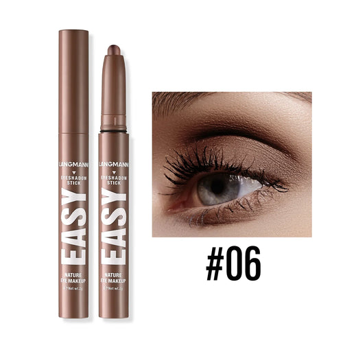 Metallic Pearlescent Eye Shadow Stick Shimmer Blue Eyeshadow Cream
