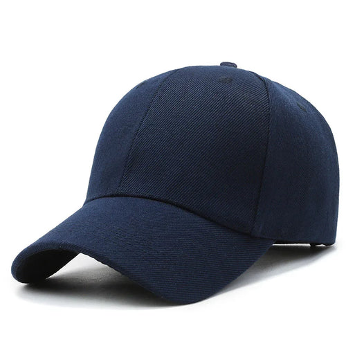 Unisex Cap Casual Plain Baseball Cap Adjustable Snapback Hats For
