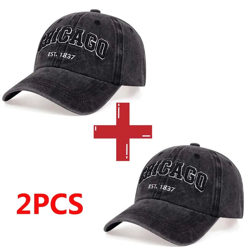 New Letter CHICAGO Baseball Cap Men Women Spring Summer Cotton Unisex