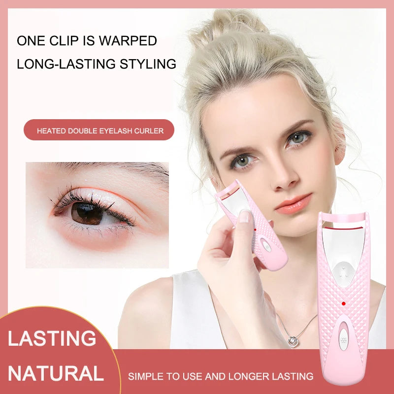 Portable Electric Heated Eyelash Modeler, Heated Eye Lash, Durable, Curls, Thermal Curler, Makeup Tools