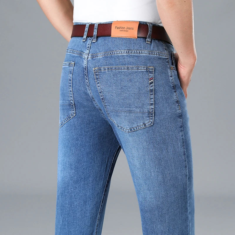 2024 Spring Summer Brand Men's Fit Straight Lightweight Cotton