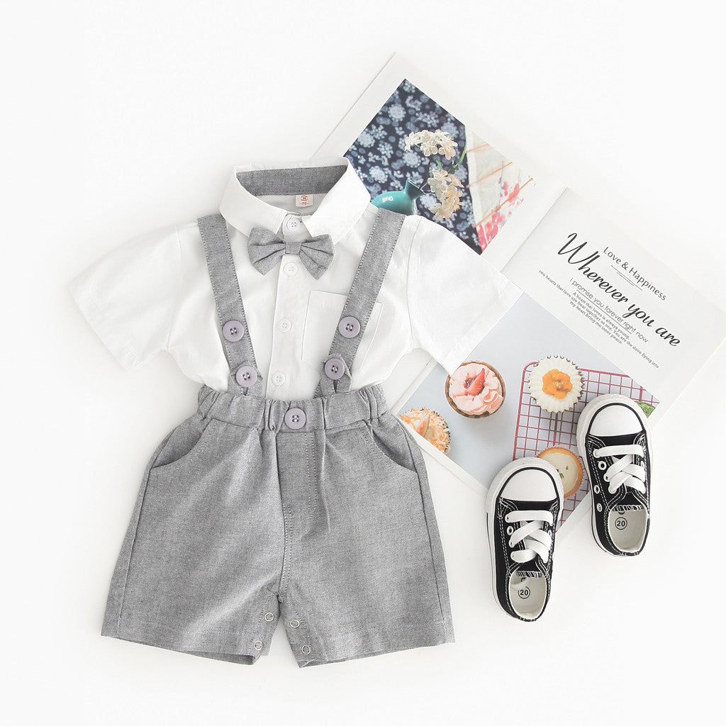 Toddler Boys Clothing Set Newborn Gentleman Suit